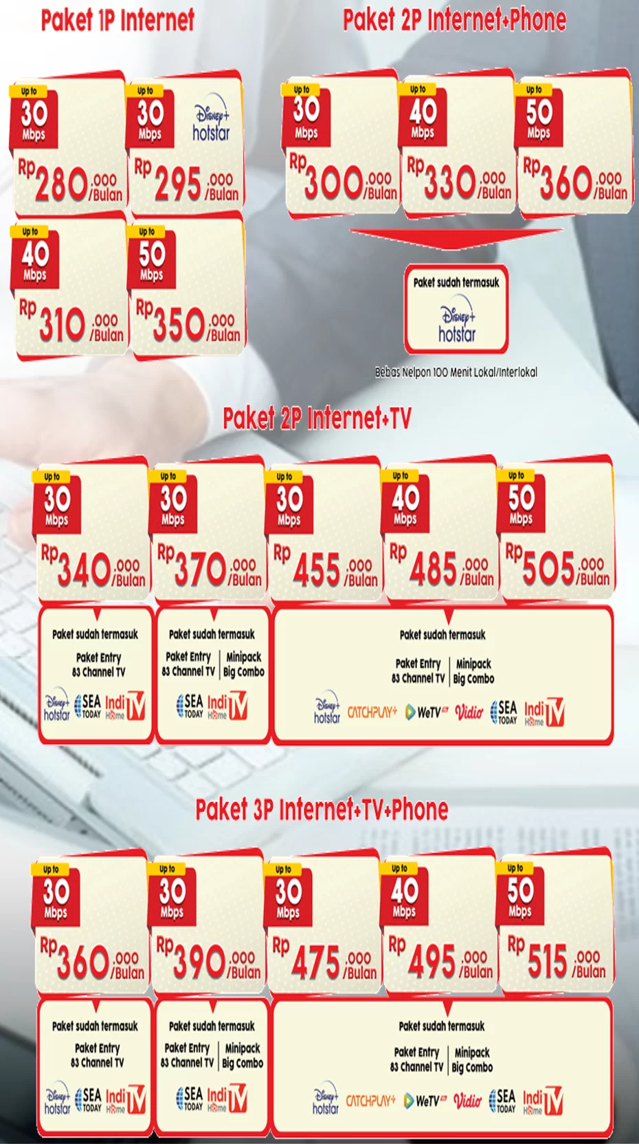 Harga Indihome Surabaya Jambangan 082131487471 | 2026